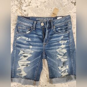 Sz 6 American Eagle Skinny Bermuda Shorts